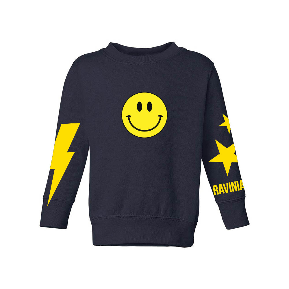 AMPED FOR SCHOOL YOUTH CREWNECK SWEATSHIRT ~ RAVINIA NURSERY SCHOOL ~ classic fit