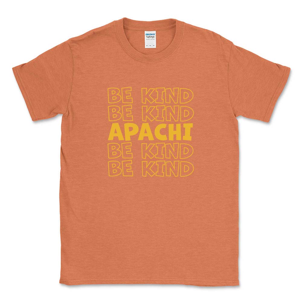 BE KIND APACHI TEE ~ APACHI DAY CAMP ~ adult ~ classic unisex fit