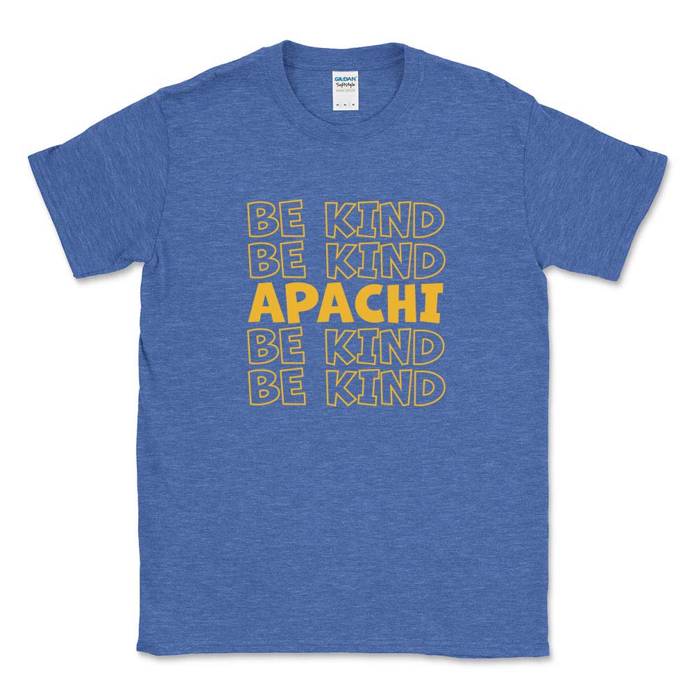 BE KIND APACHI TEE ~ APACHI DAY CAMP ~ adult ~ classic unisex fit