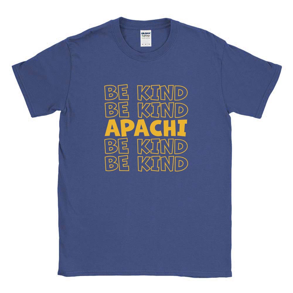 BE KIND APACHI TEE ~ APACHI DAY CAMP ~ adult ~ classic unisex fit