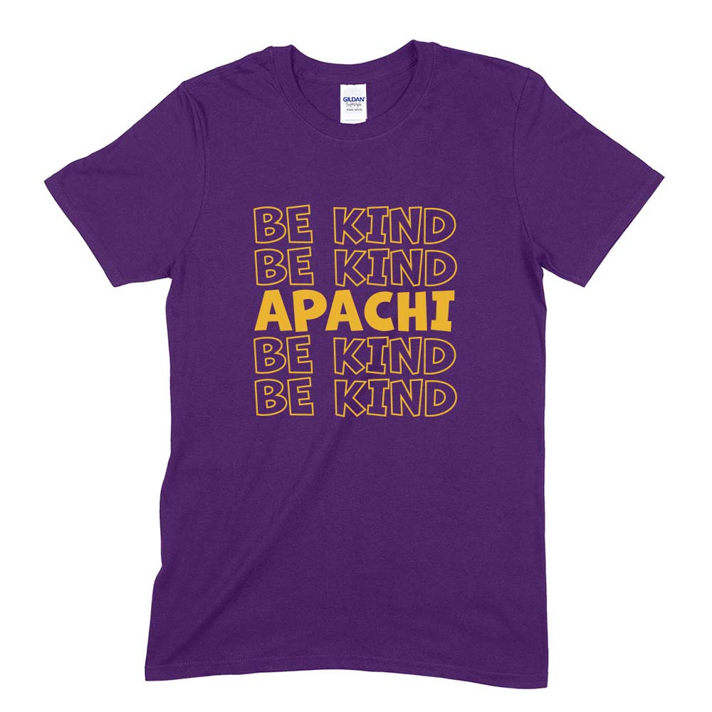 BE KIND APACHI TEE ~ APACHI DAY CAMP ~ adult ~ classic unisex fit