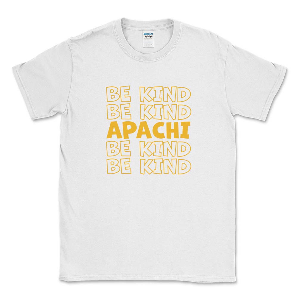BE KIND APACHI TEE ~ APACHI DAY CAMP ~ adult ~ classic unisex fit
