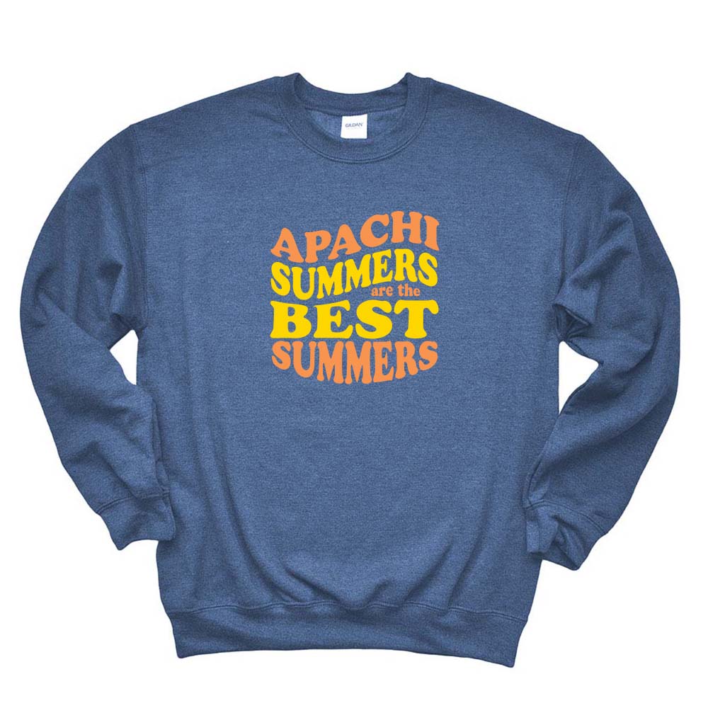 APACHI SUMMERS ARE THE BEST SUMMERS SWEATSHIRT ~ APACHI DAY CAMP ~ adult ~ classic unisex fit