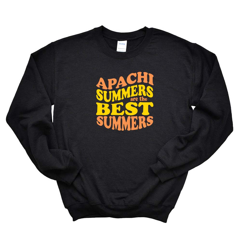 APACHI SUMMERS ARE THE BEST SUMMERS SWEATSHIRT ~ APACHI DAY CAMP ~ adult ~ classic unisex fit