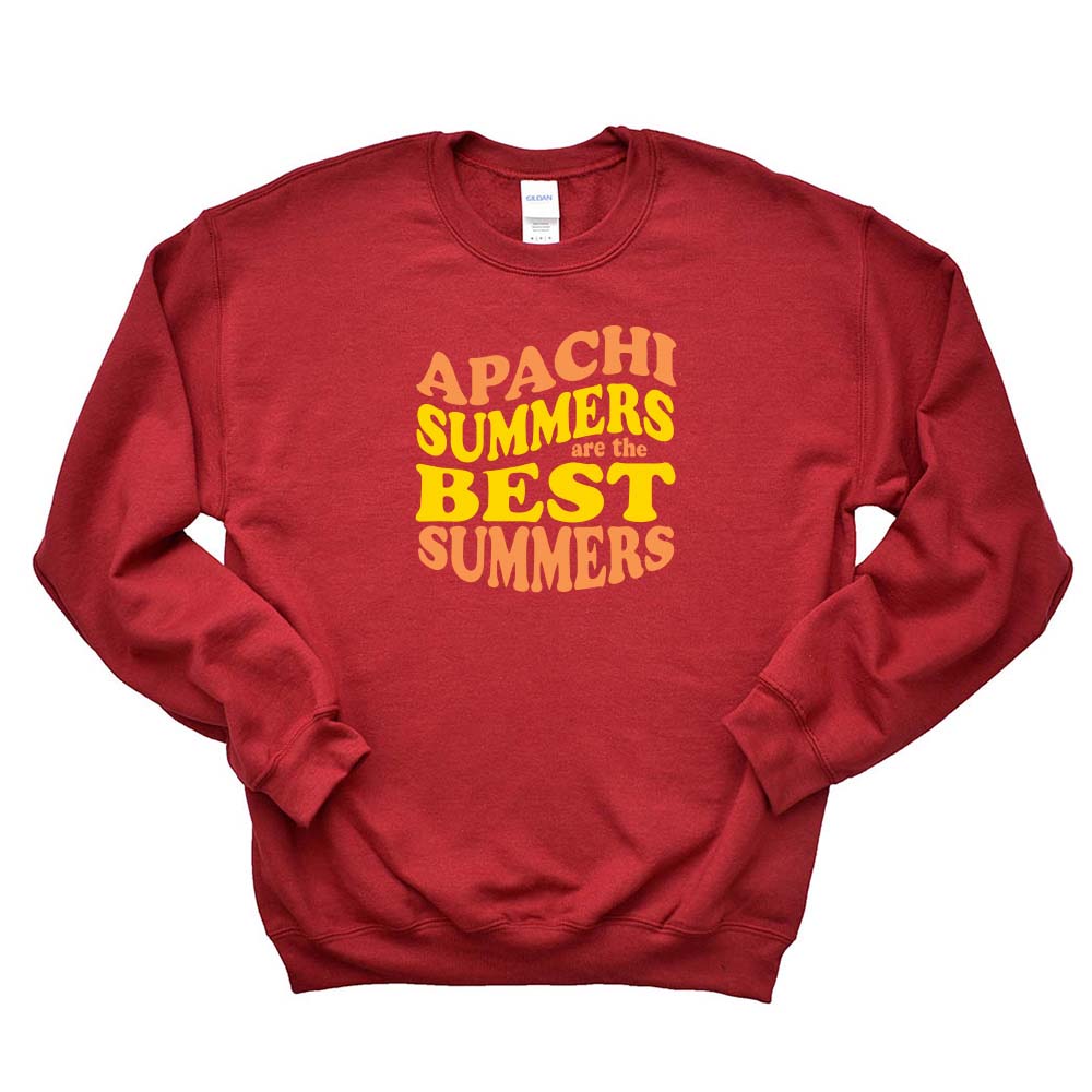 APACHI SUMMERS ARE THE BEST SUMMERS SWEATSHIRT ~ APACHI DAY CAMP ~ adult ~ classic unisex fit