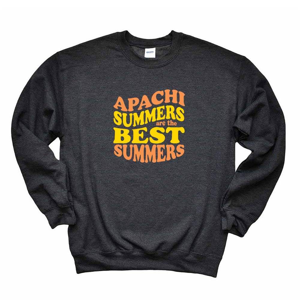 APACHI SUMMERS ARE THE BEST SUMMERS SWEATSHIRT ~ APACHI DAY CAMP ~ adult ~ classic unisex fit