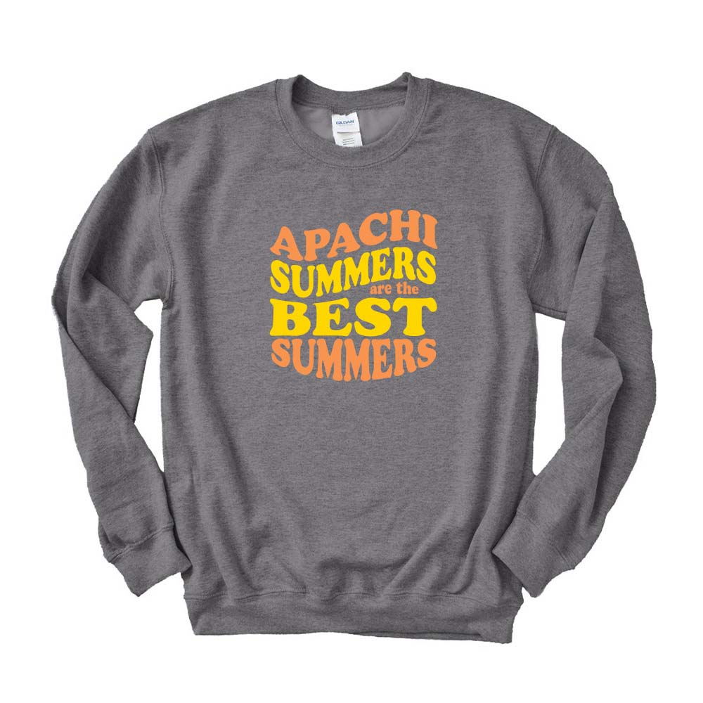 APACHI SUMMERS ARE THE BEST SUMMERS SWEATSHIRT ~ APACHI DAY CAMP ~ adult ~ classic unisex fit