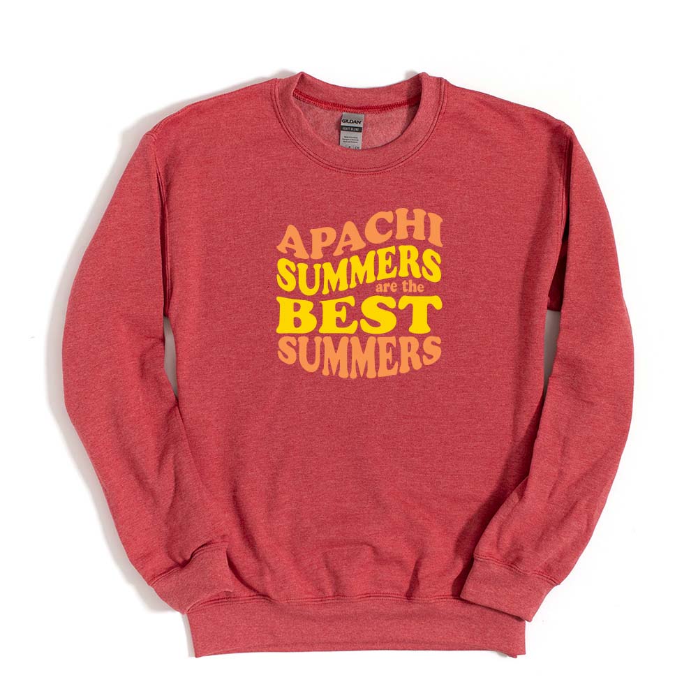 APACHI SUMMERS ARE THE BEST SUMMERS SWEATSHIRT ~ APACHI DAY CAMP ~ adult ~ classic unisex fit