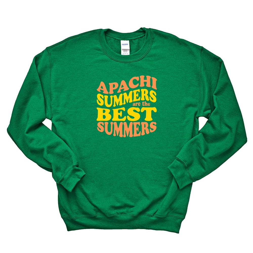 APACHI SUMMERS ARE THE BEST SUMMERS SWEATSHIRT ~ APACHI DAY CAMP ~ adult ~ classic unisex fit