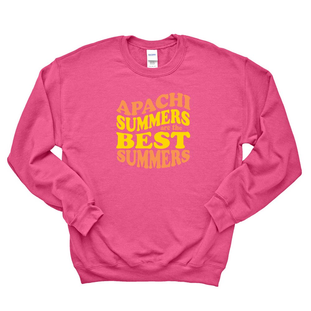 APACHI SUMMERS ARE THE BEST SUMMERS SWEATSHIRT ~ APACHI DAY CAMP ~ adult ~ classic unisex fit