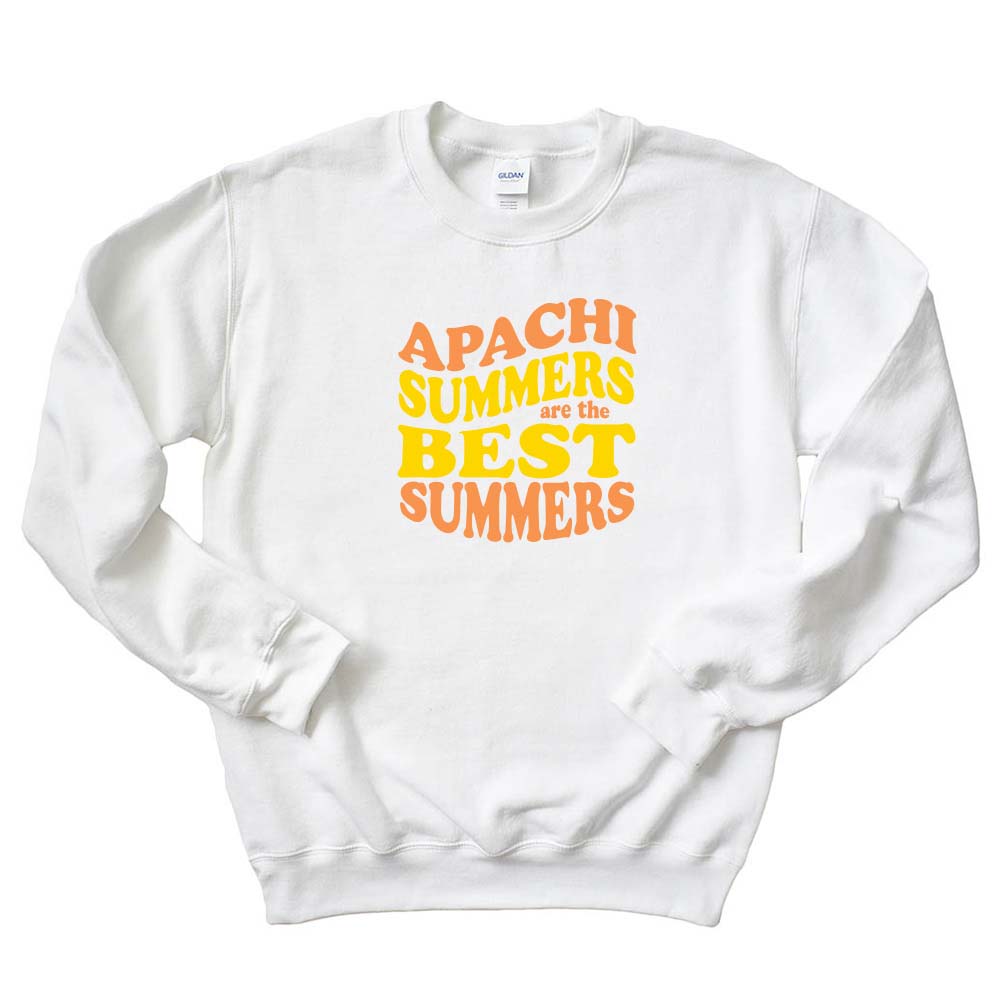APACHI SUMMERS ARE THE BEST SUMMERS SWEATSHIRT ~ APACHI DAY CAMP ~ adult ~ classic unisex fit
