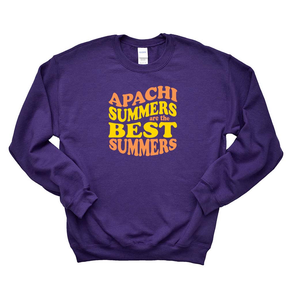 APACHI SUMMERS ARE THE BEST SUMMERS SWEATSHIRT ~ APACHI DAY CAMP ~ adult ~ classic unisex fit