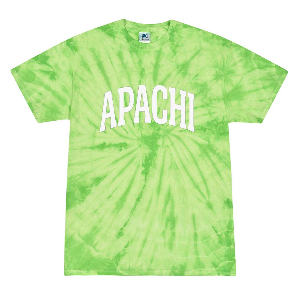 EXTENDED ARC TIE DYE TEE ~ APACHI DAY CAMP ~ youth ~ classic unisex fit