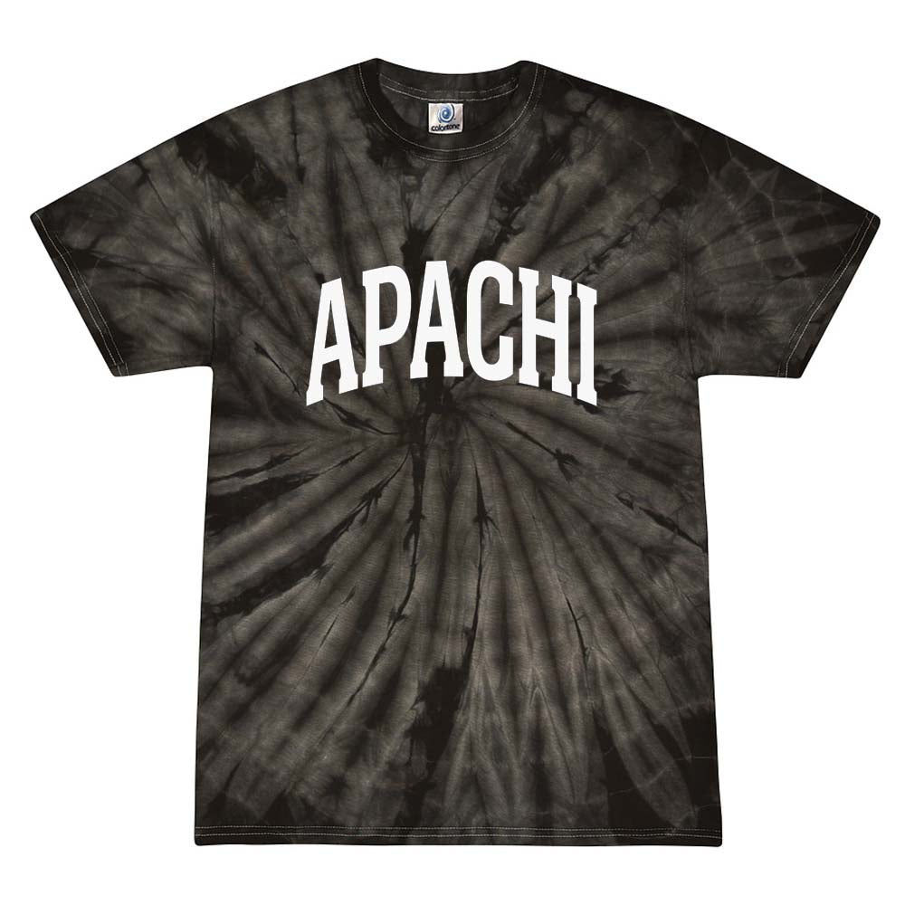 EXTENDED ARC TIE DYE TEE ~ APACHI DAY CAMP ~ youth ~ classic unisex fit