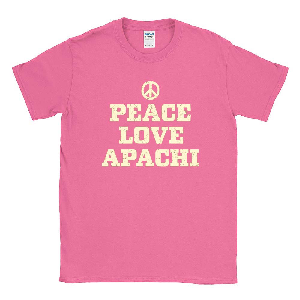 PEACE LOVE APACHI TEE ~ APACHI DAY CAMP ~ adult ~ classic unisex fit