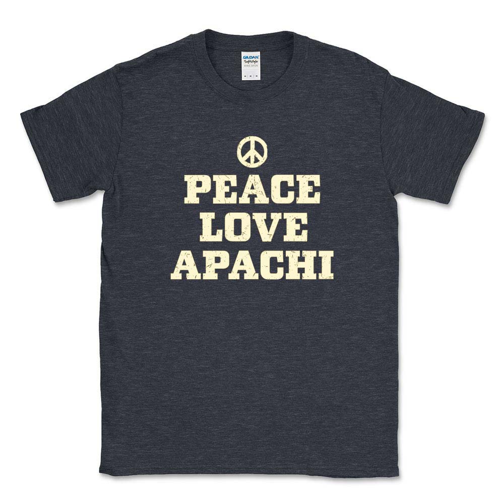 PEACE LOVE APACHI TEE ~ APACHI DAY CAMP ~ adult ~ classic unisex fit