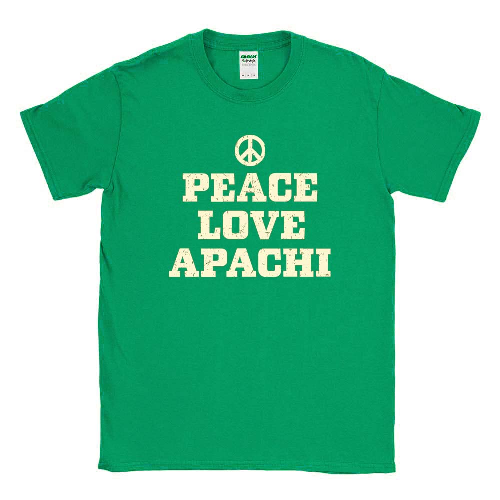 PEACE LOVE APACHI TEE ~ APACHI DAY CAMP ~ adult ~ classic unisex fit