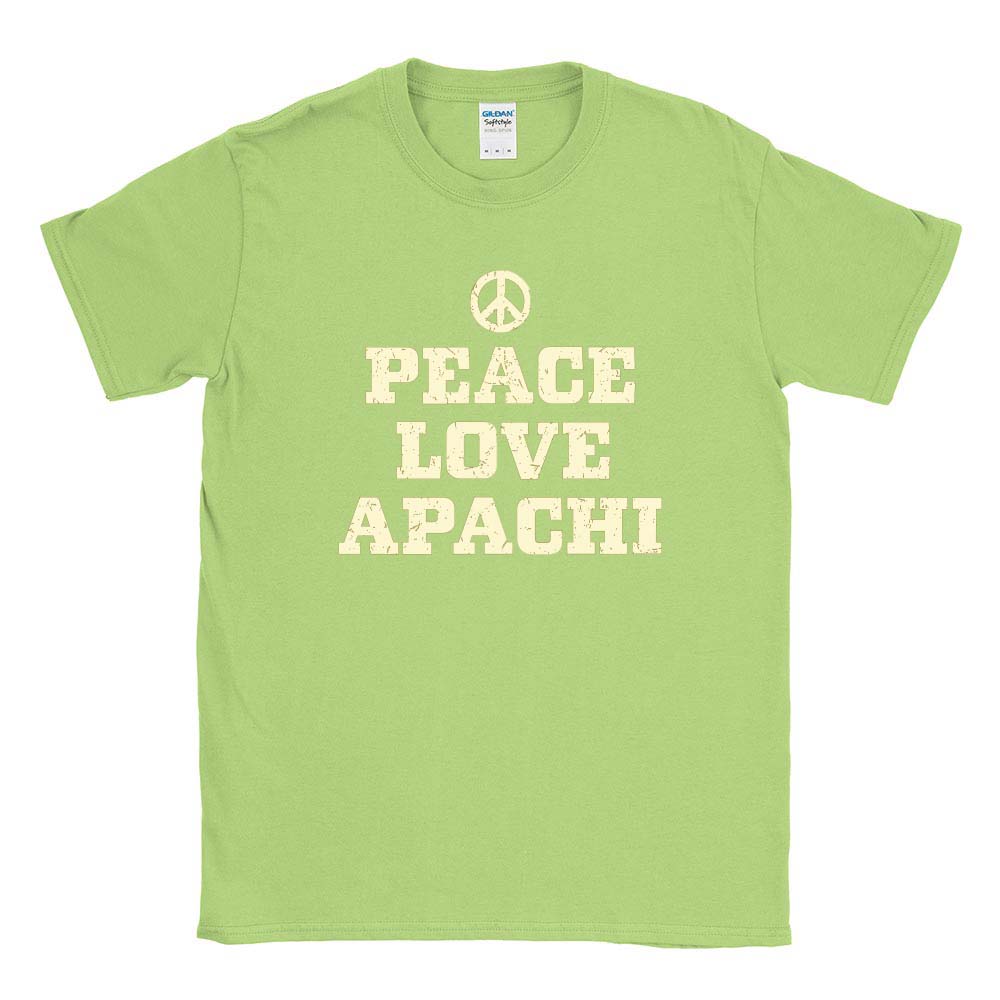 PEACE LOVE APACHI TEE ~ APACHI DAY CAMP ~ adult ~ classic unisex fit
