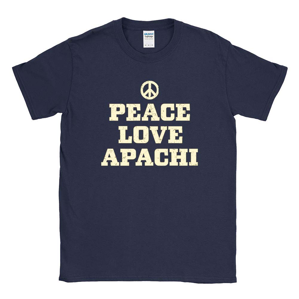 PEACE LOVE APACHI TEE ~ APACHI DAY CAMP ~ adult ~ classic unisex fit
