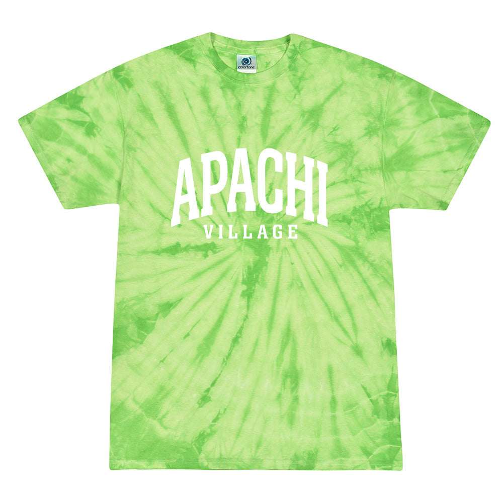 EXTENDED ARC TIE DYE TEE ~ APACHI VILLAGE ~ adult ~ classic unisex fit
