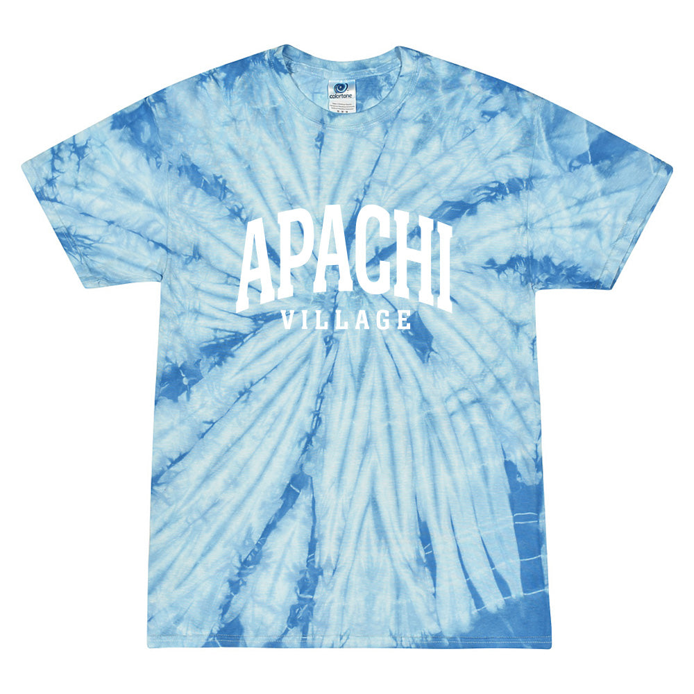 EXTENDED ARC TIE DYE TEE ~ APACHI VILLAGE ~ adult ~ classic unisex fit