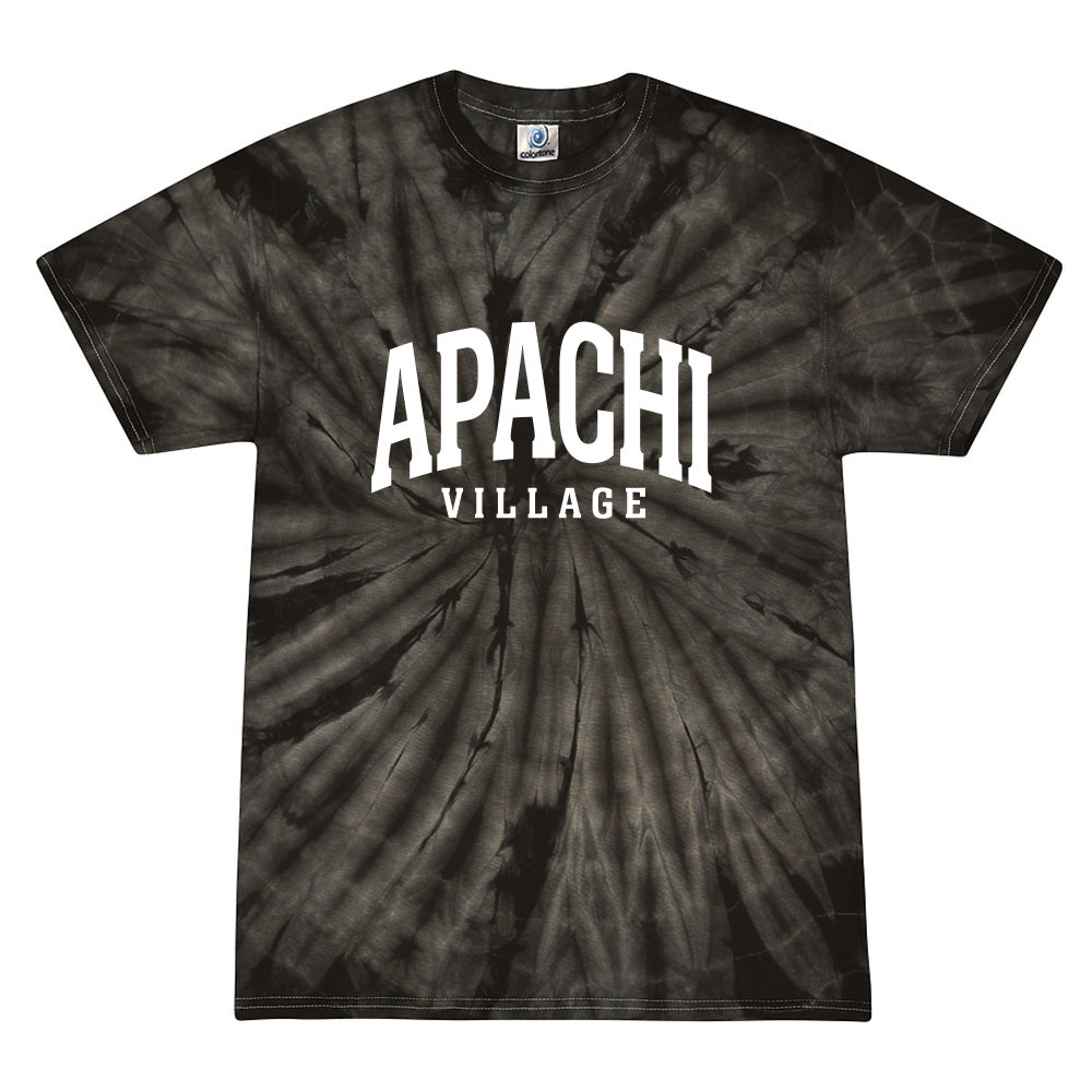 EXTENDED ARC TIE DYE TEE ~ APACHI VILLAGE ~ adult ~ classic unisex fit