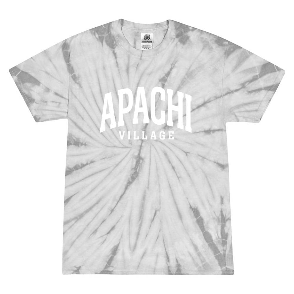 EXTENDED ARC TIE DYE TEE ~ APACHI VILLAGE ~ adult ~ classic unisex fit