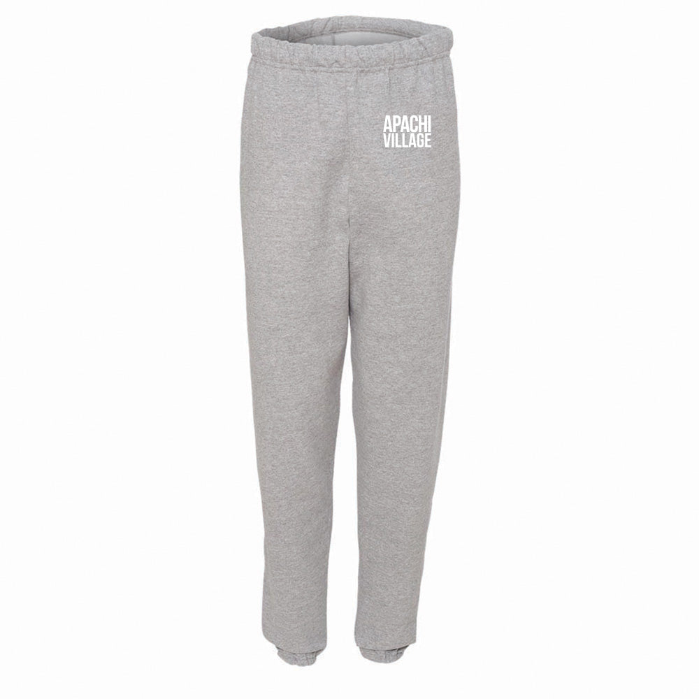 APACHI VILLAGE SWEATPANTS ~ APACHI VILLAGE ~ adult ~ classic unisex fit