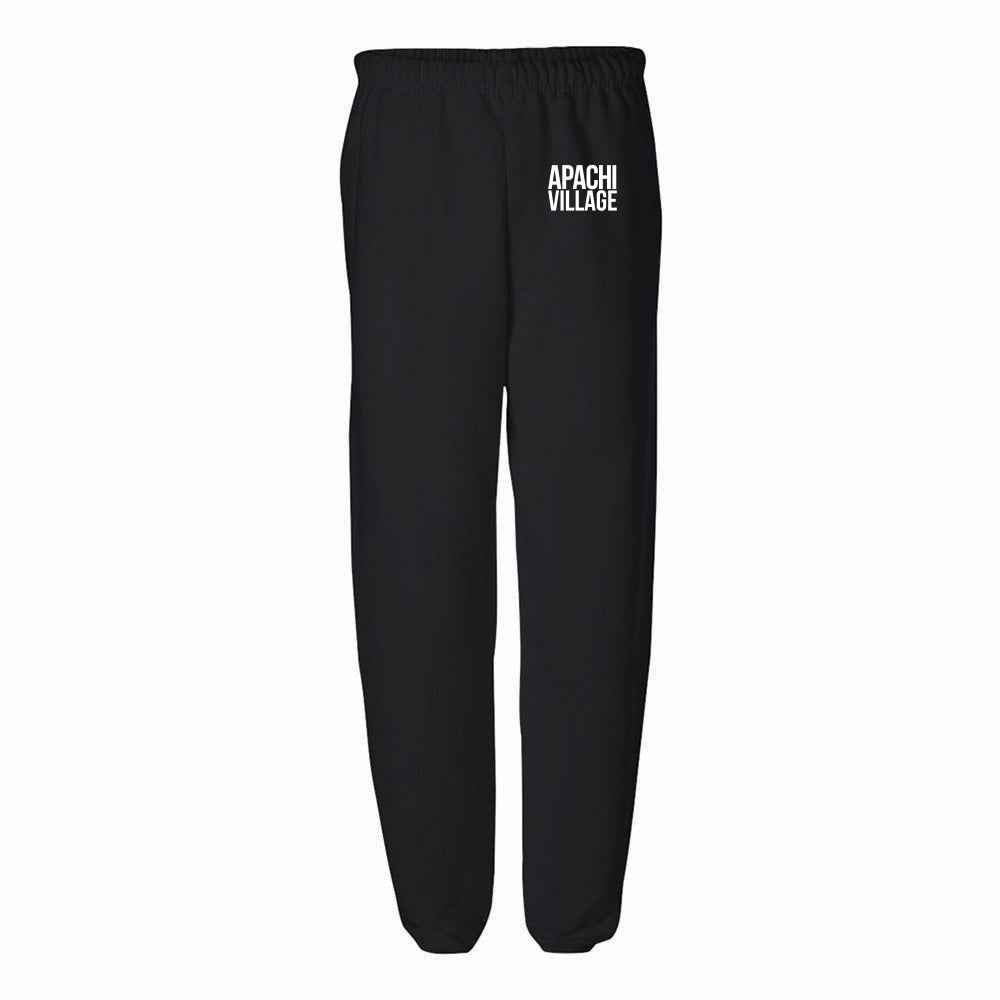 APACHI VILLAGE SWEATPANTS ~ APACHI VILLAGE ~ adult ~ classic unisex fit