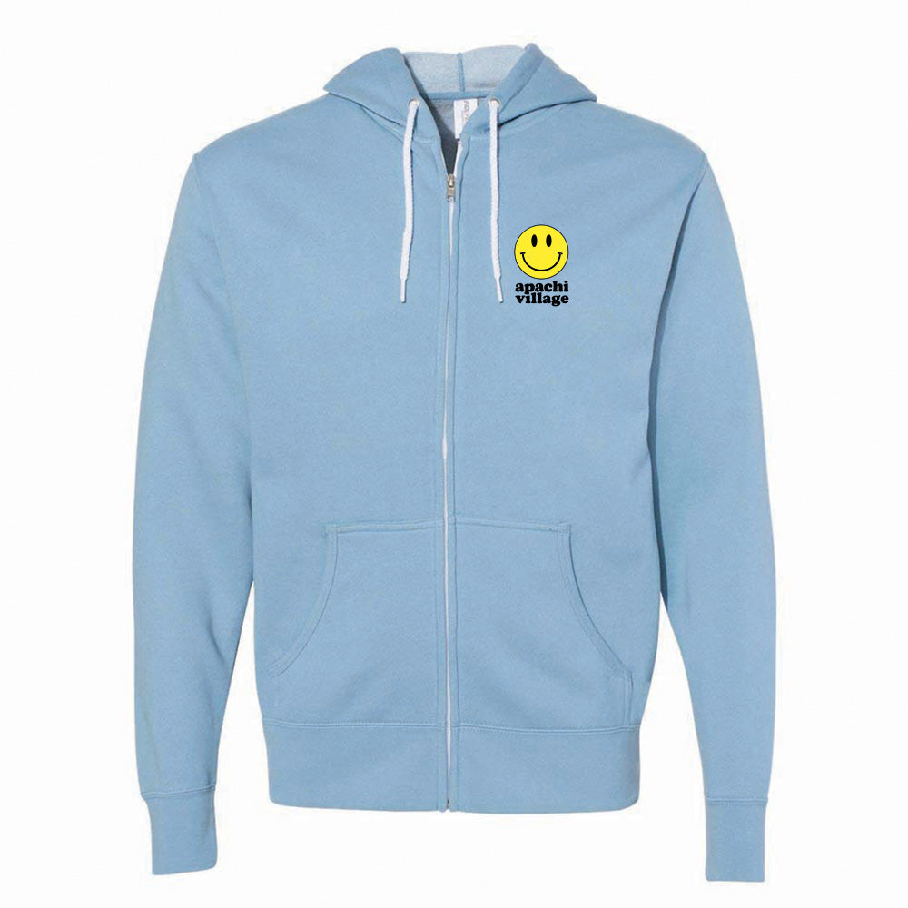 SMILEY LIGHTWEIGHT HOODIE ~ APACHI VILLAGE ~ adult ~ classic unisex fit