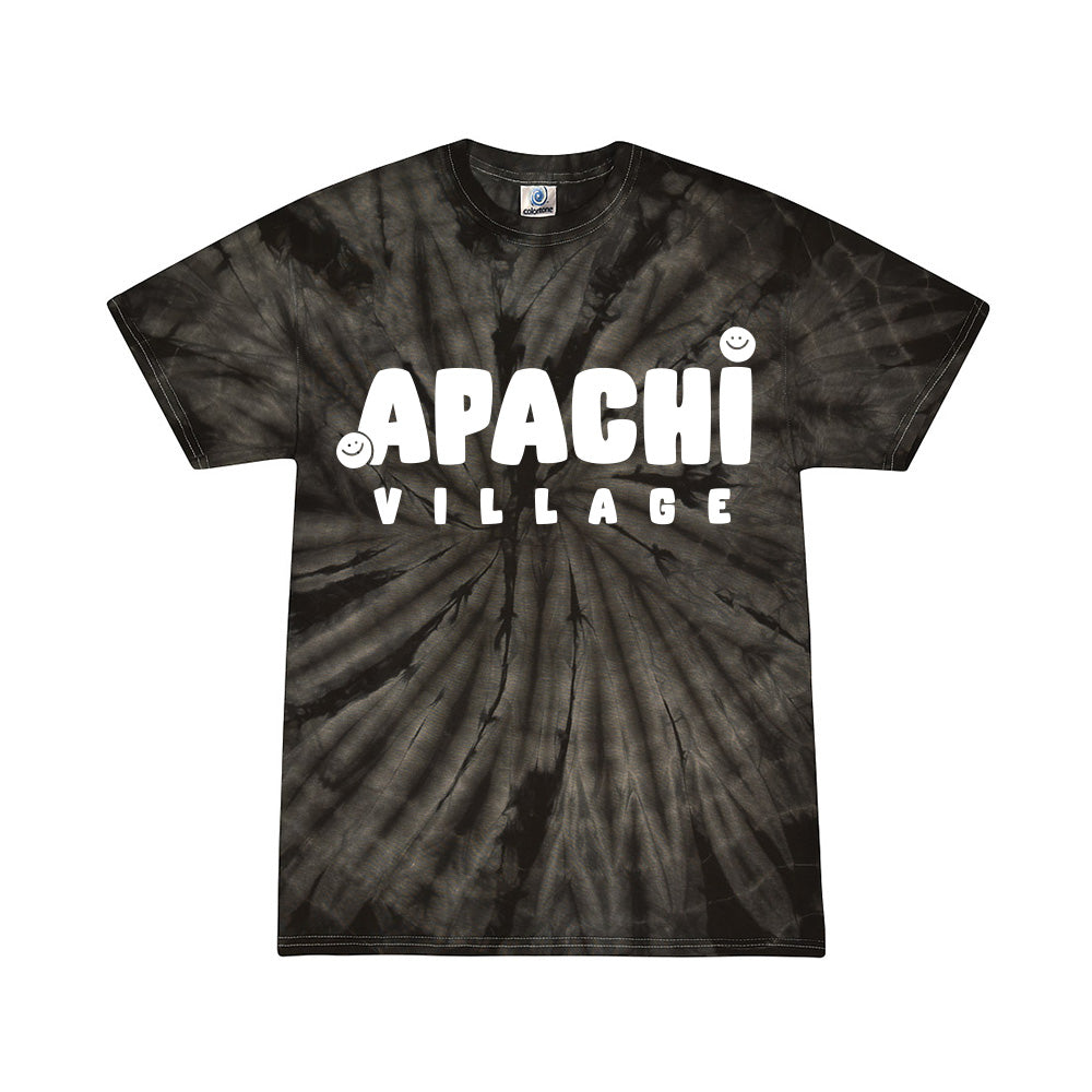 APACHI VILLAGE SMILEY TIE DYE TEE ~ APACHI VILLAGE ~ youth ~ classic unisex fit