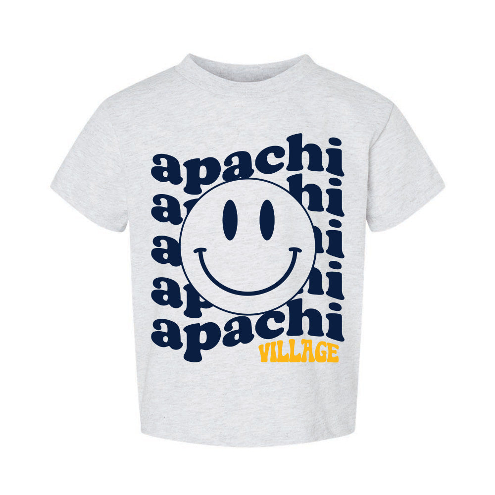 WAVY SMILEY TEE ~ APACHI VILLAGE ~ toddler & youth ~ classic unisex fit