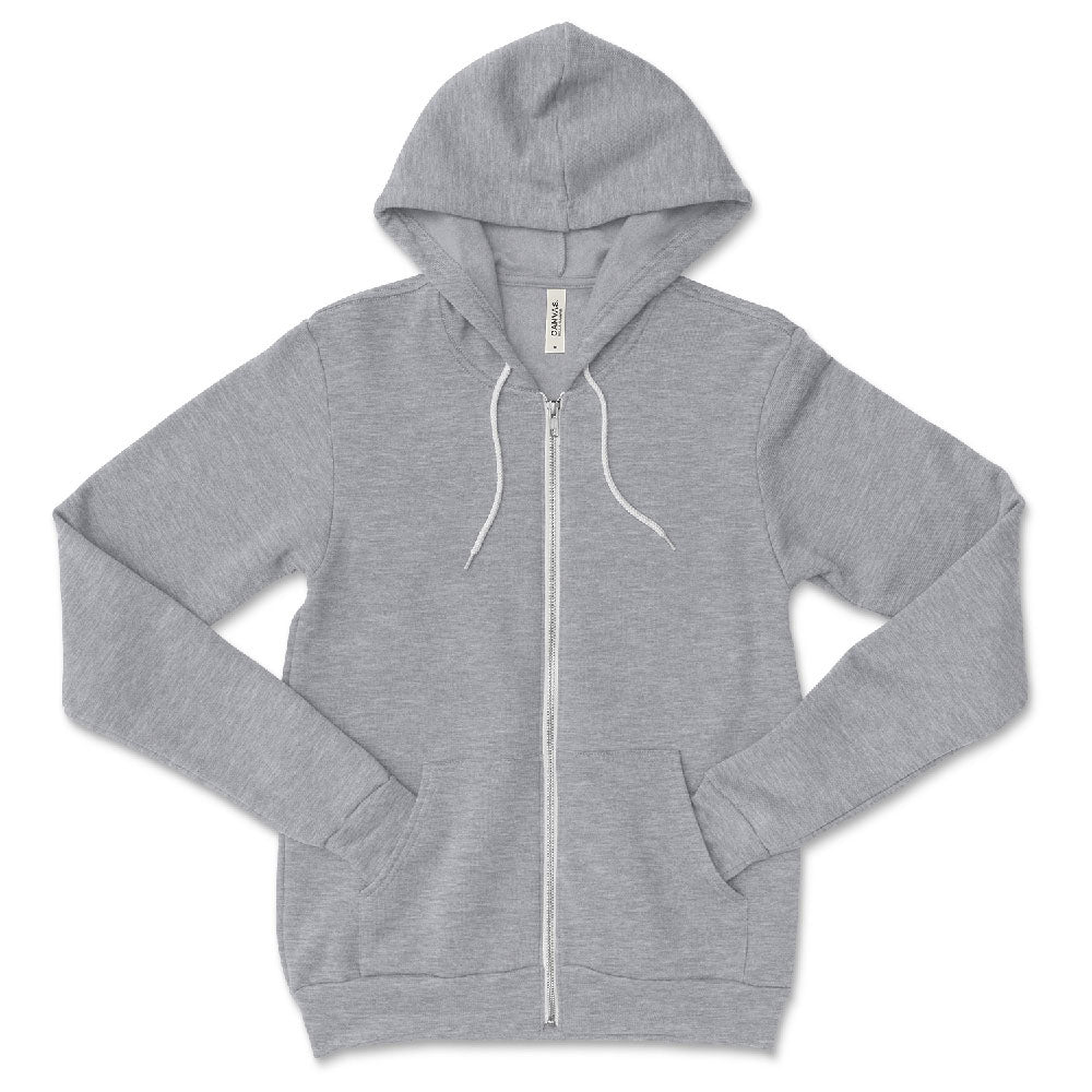 Custom Zip Hoodie ~ Melzer Elementary School~ Bella + Canvas
