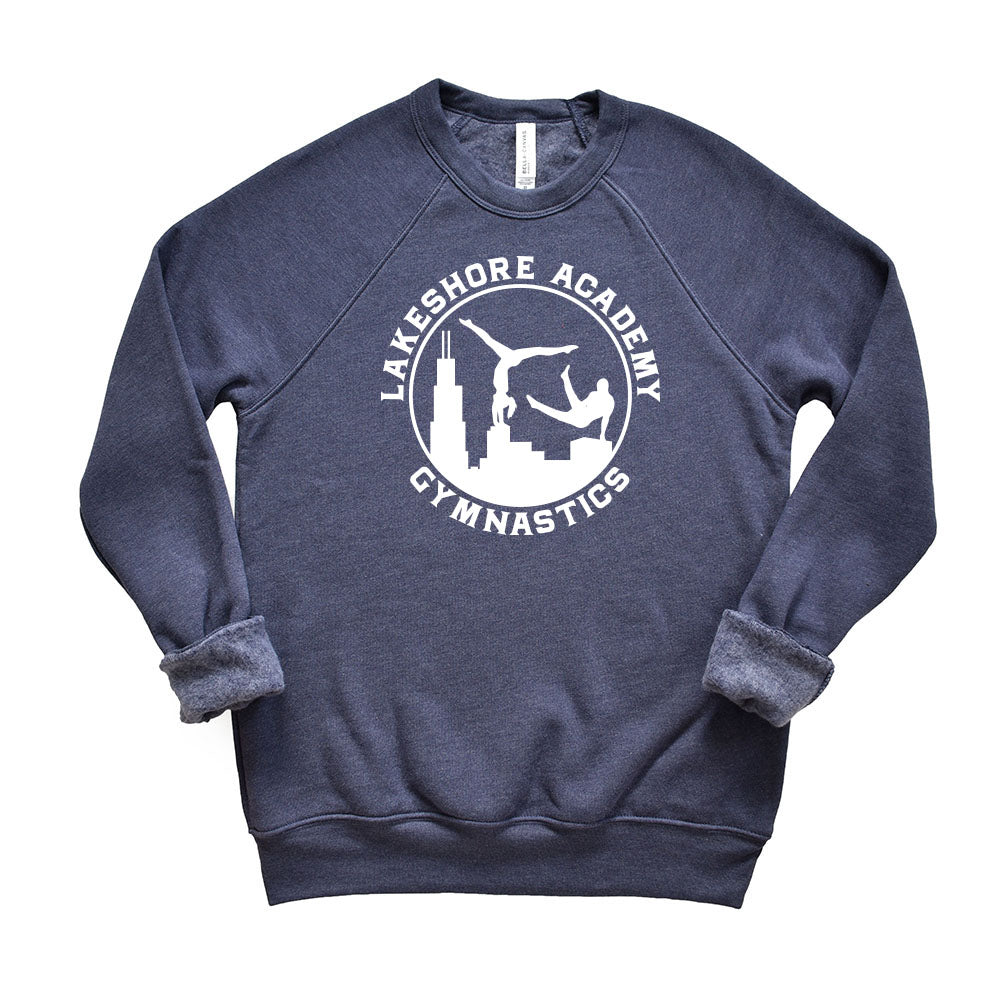 Logo ~ Crewneck Sweatshirt ~ Lakeshore Academy Gymnastics