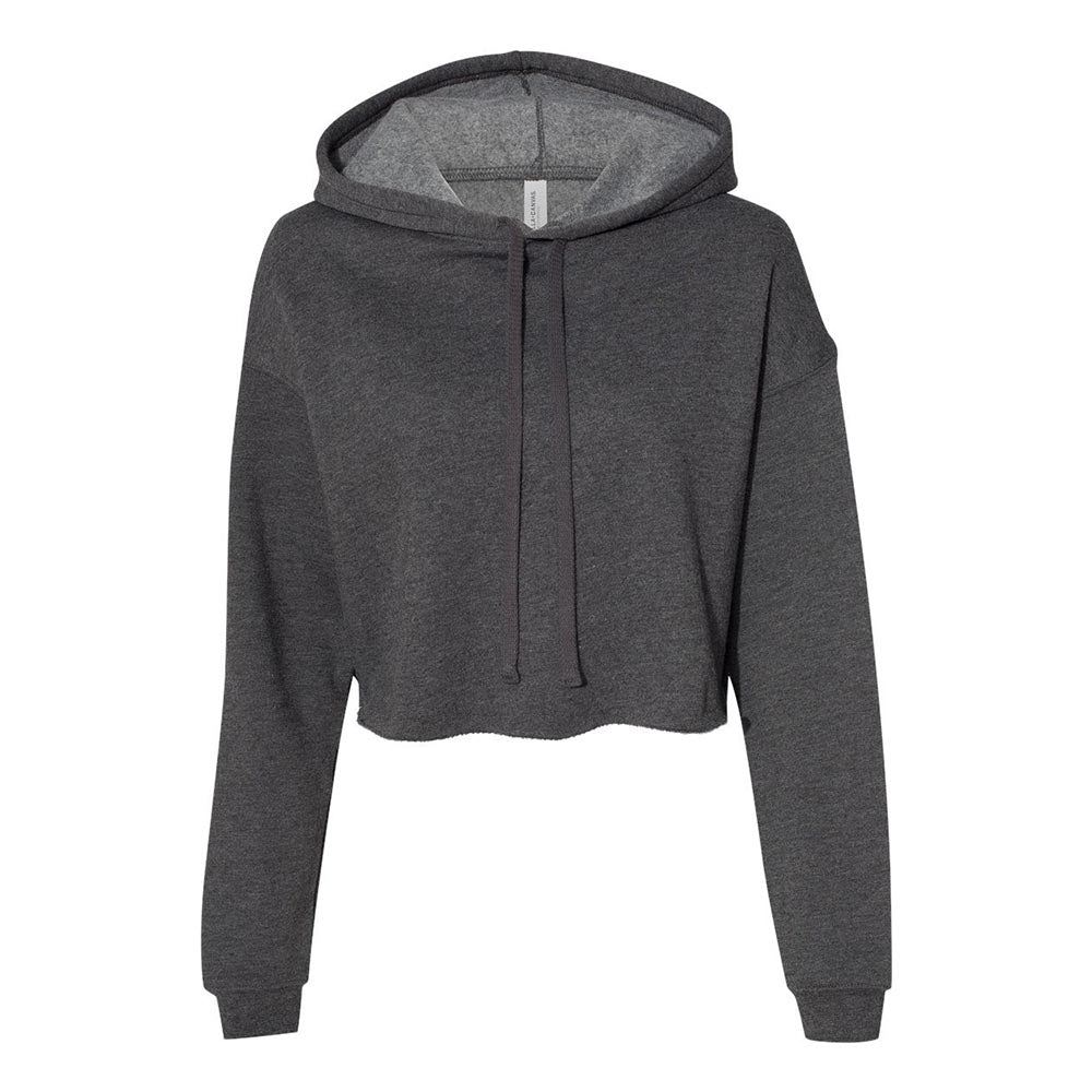 CUSTOM CROPPED FLEECE HOODIE ~ WISCONSIN VIRTUAL ACADEMY ~ juniors ~ classic fit