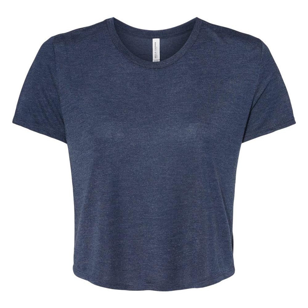 CUSTOM BEST LIFE FLOWY CROPPED TEE Bella+Canvas