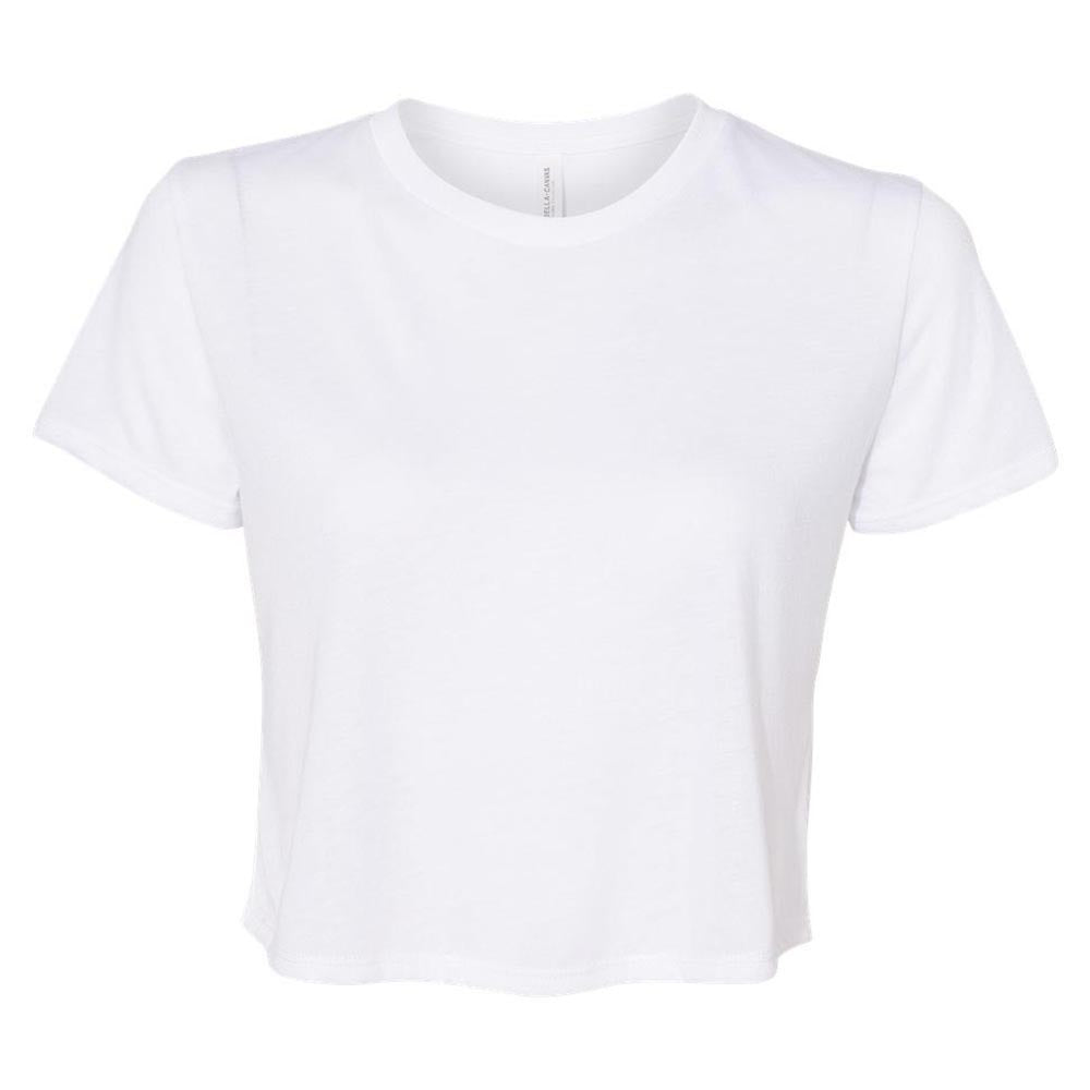 CUSTOM BEST LIFE FLOWY CROPPED TEE Bella+Canvas