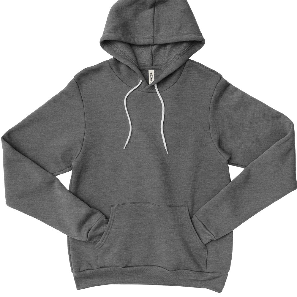 Custom ~ Unisex Sponge Fleece Hoodie ~ Bella + Canvas-dark grey heather
