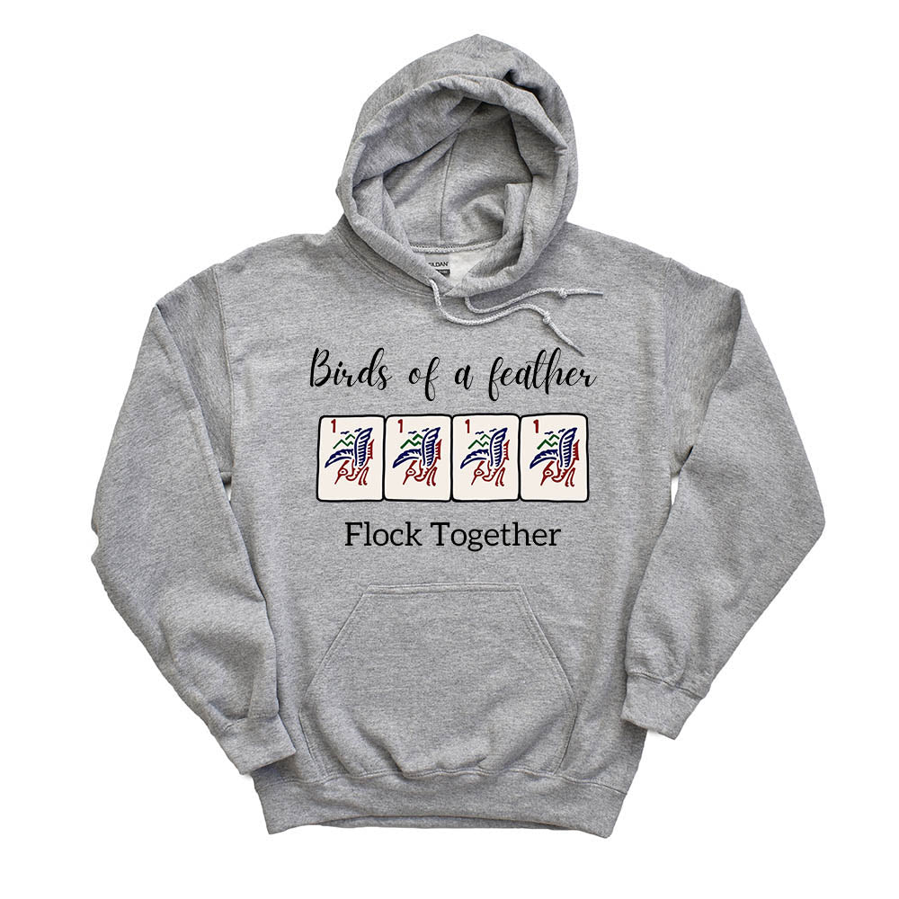 BIRDS OF A FEATHER MAH JONGG ~ unisex hoodie ~ classic fit