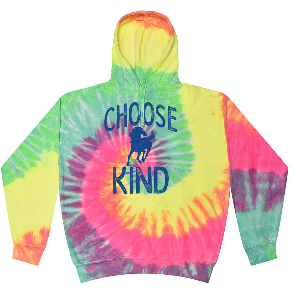 CHOOSE KIND ROMONA TIE DYE HOODIE ~ adult ~ classic unisex fit