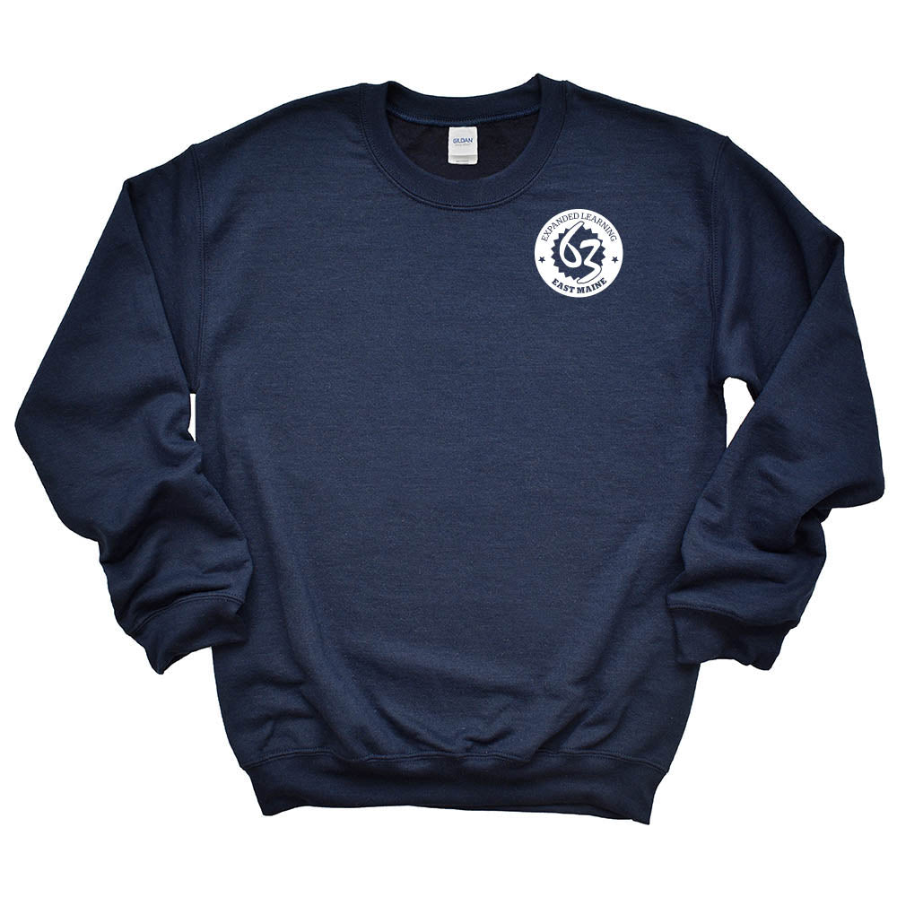 EXPANDED LEARNING LOGO CREWNECK SWEATSHIRT ~ Gildan ~ classic fit