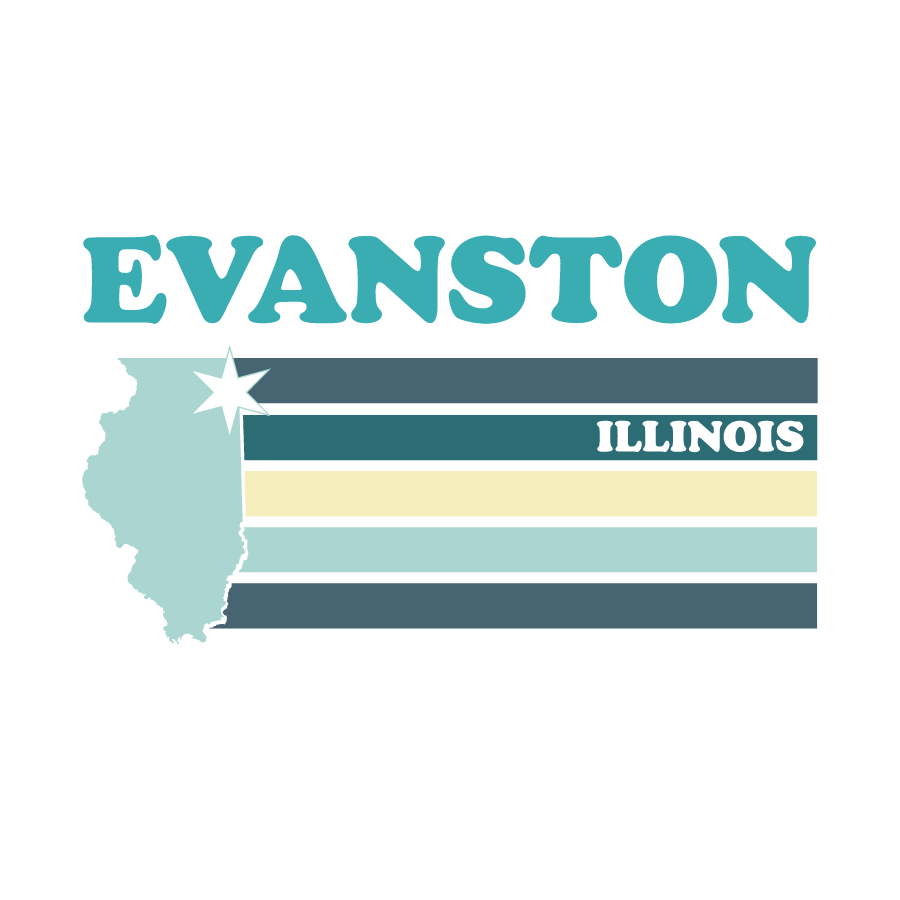 evanston-il-retro-illinois-city-flag-design