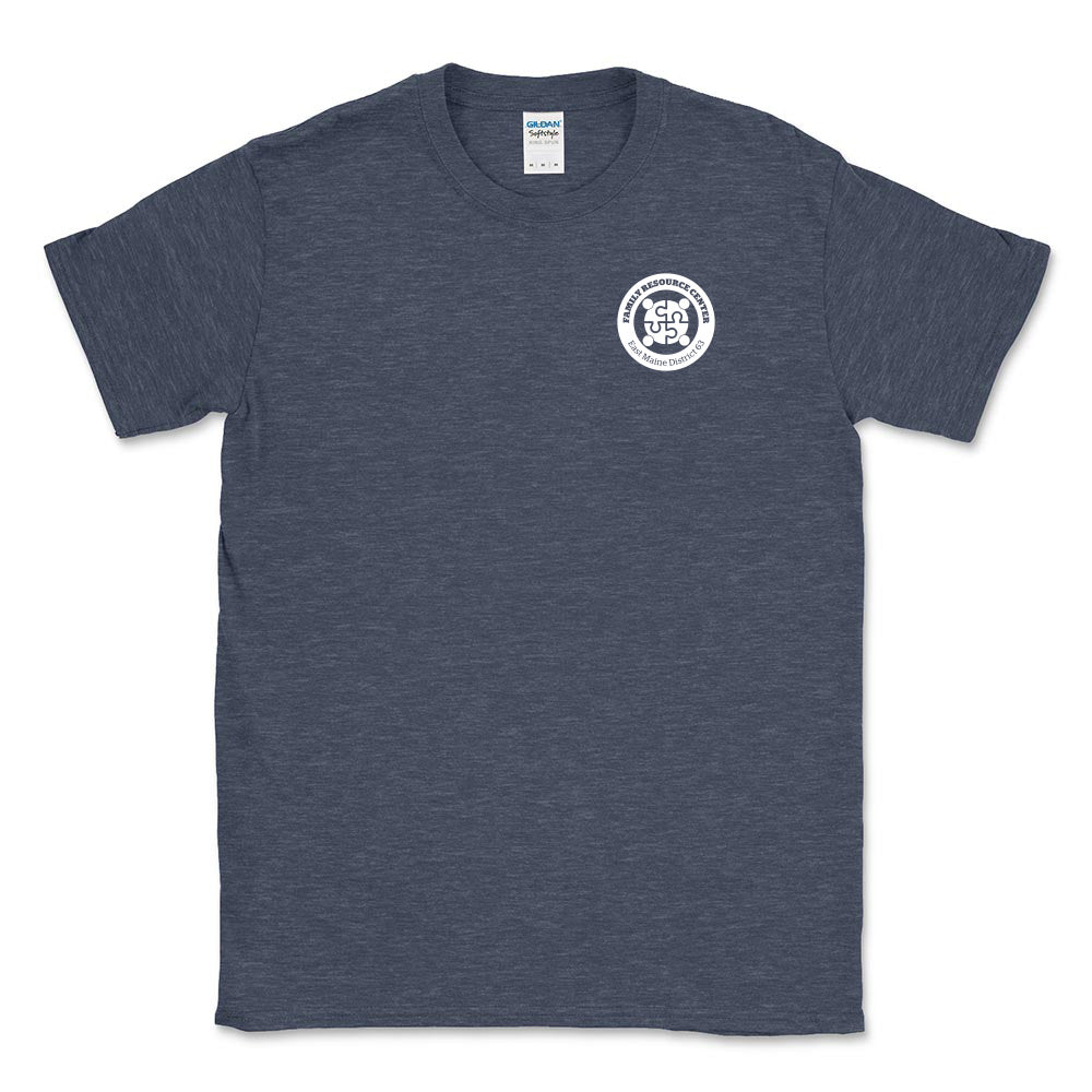 FAMILY RESOURCE CENTER LOGO UNISEX COTTON SOFTSTYLE TEE ~ classic fit