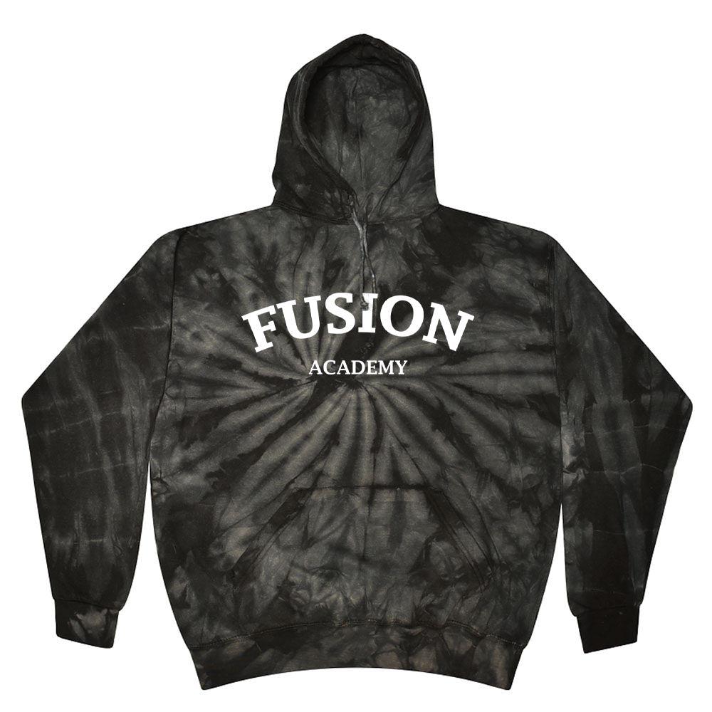 ARC TIE DYE HOODIE ~ FUSION ACADEMY ~ youth & adult ~ classic unisex fit
