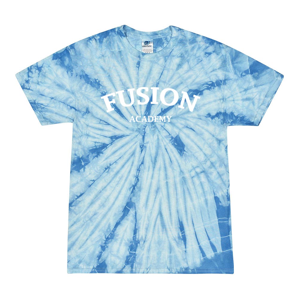 ARC TIE DYE TEE ~ FUSION ACADEMY ~ youth & adult ~ classic unisex fit