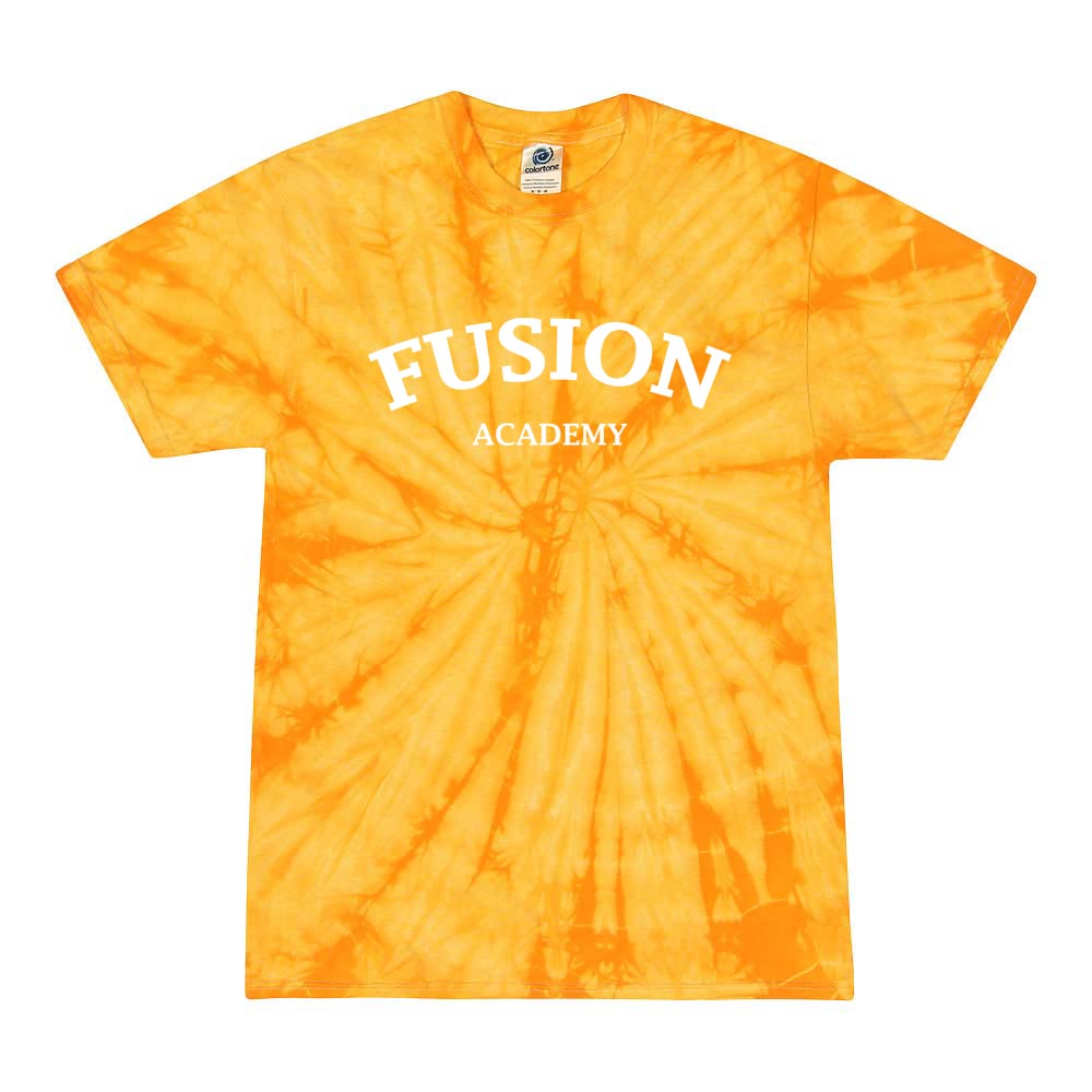 ARC TIE DYE TEE ~ FUSION ACADEMY ~ youth & adult ~ classic unisex fit