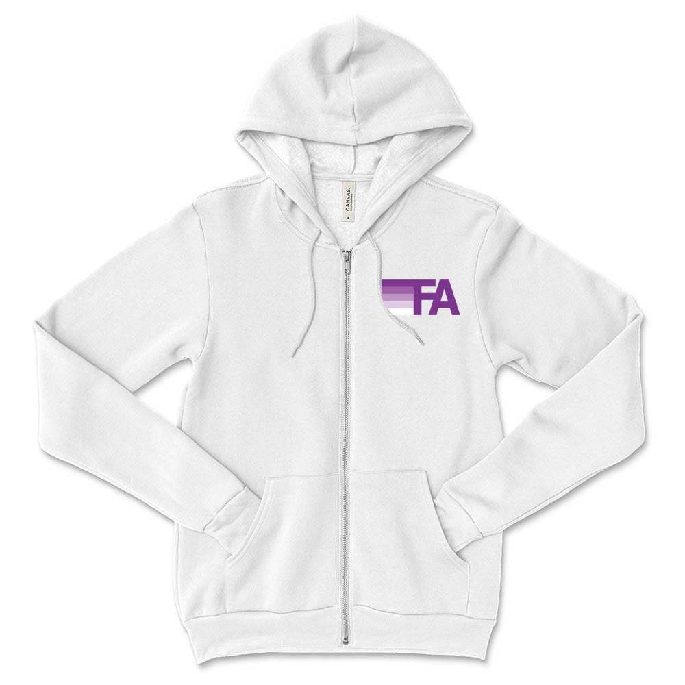 FA NATION ZIP HOODIE ~ FUSION ACADEMY ~ youth & adult ~ classic unisex fit
