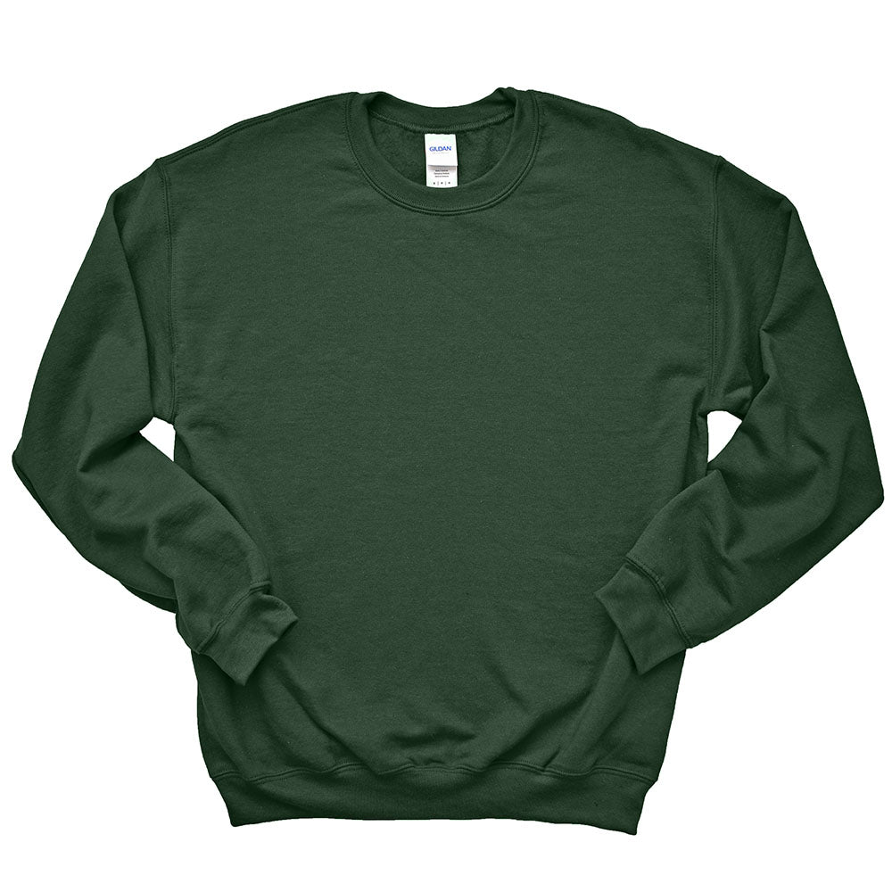 Custom New Trier High School Spirit Wear unisex sweatshirt classic fit forest green