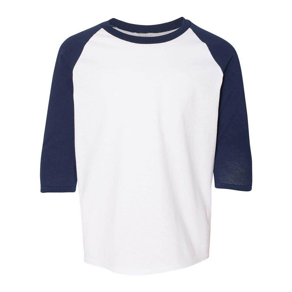 Custom 3/4 Sleeve Baseball Tee ~ Cove School