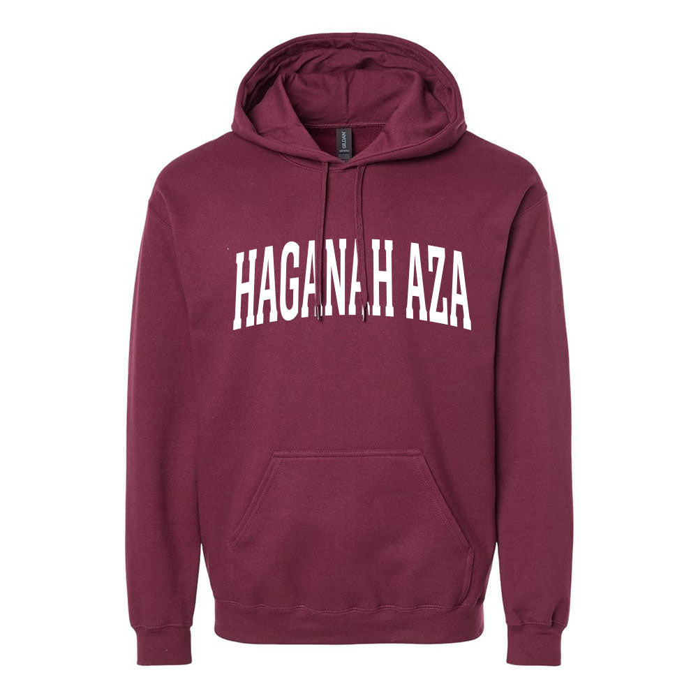 HAGANAH AZA OVERSIZED ARC - HOODED SWEATSHIRT - CLASSIC FIT